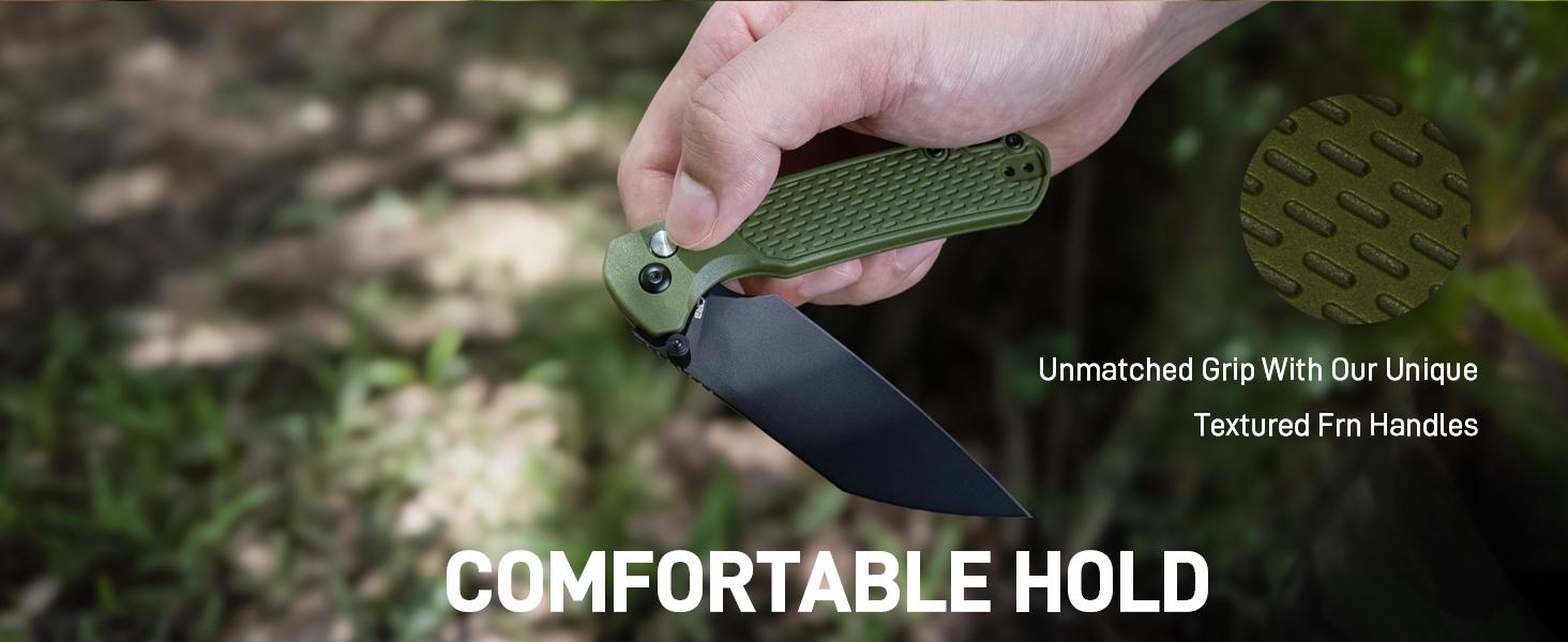 CJRB Pyrite-Light Lightweight Tools Knives J1945 AR-RPM9 Steel Blade FRN Handle Pocket Knife for Men Outdoor Survival Gear and CampingSurvival Tool