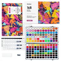 168 Colors (Coloring Book Included)