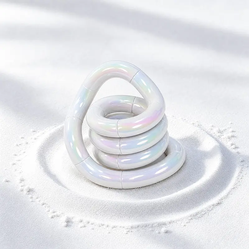 360° Rotatable Fidget Twisty Toy - Flexible Sensory Fidget for All Ages, Portable Stress Relief Toy for Kids Adults