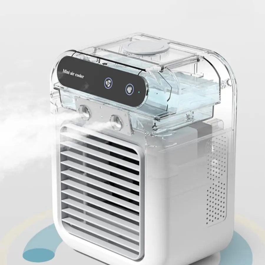 Portable Air Cooler Fan, Usb Charging Air Cooler Fan, Water Cooling Fan for Room Office, Multifunctional Fan, Household Appliances for Home Use, Usb D