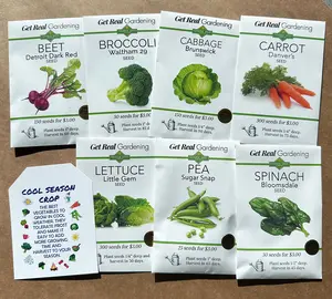 Cool-Season Vegetable Seeds - Discount Bundle Deal with 7 Seed Packets