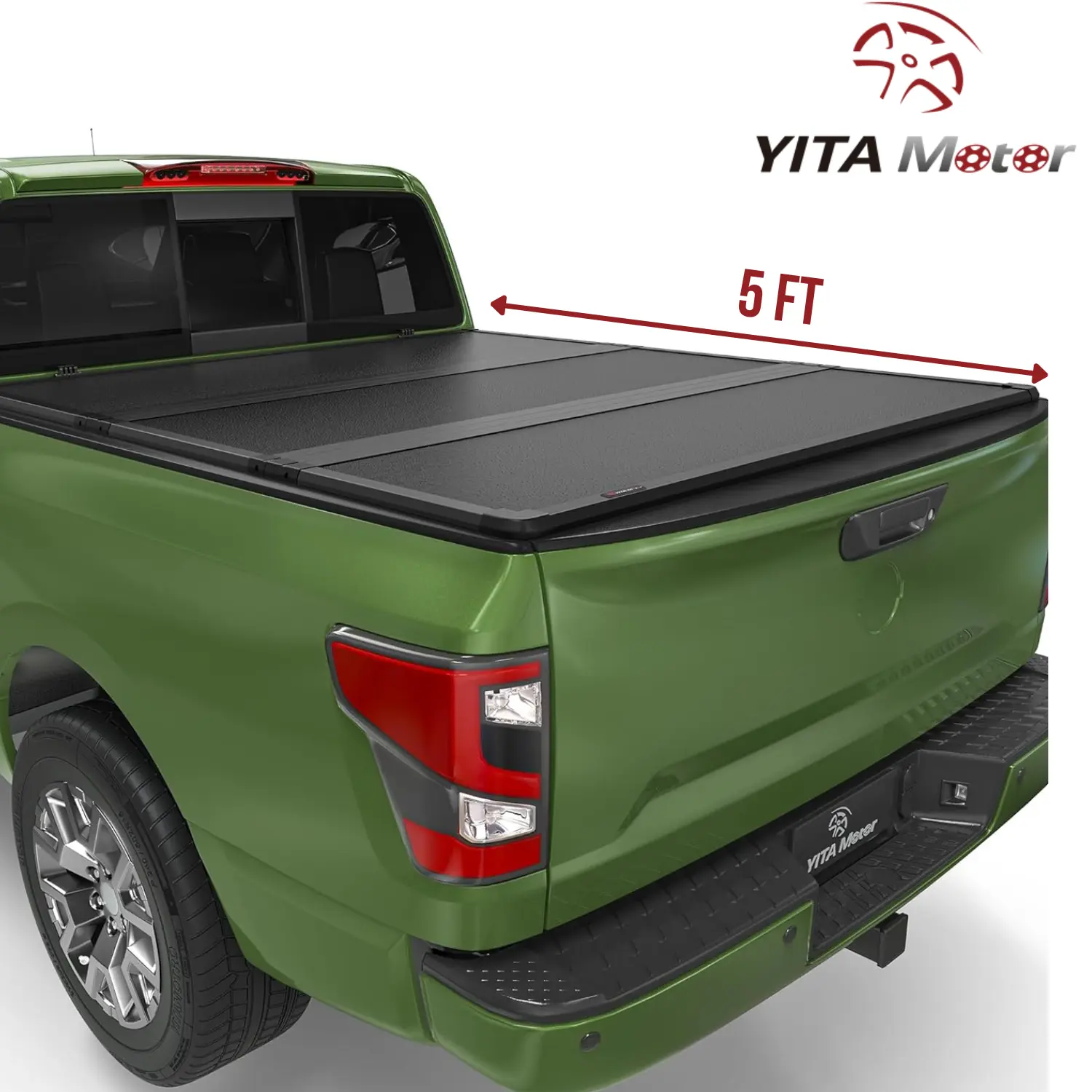 [Fits Frontier 2005-2026] 5 Ft Bed, Hard Tri-Fold Truck Bed Tonneau Cover (NOT for México)