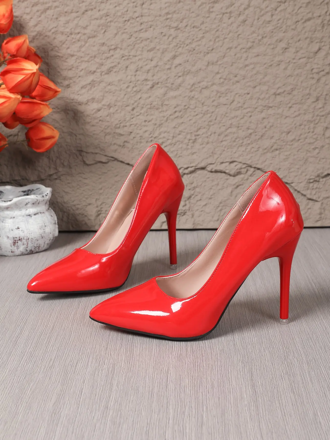 Women's Pointed Toe High Heels, Stiletto Pumps, Elegant Fashion Design, Perfect for Parties and Special Occasions, Comfortable and Durable Rubber Shoes, Elegant Formal Shoes