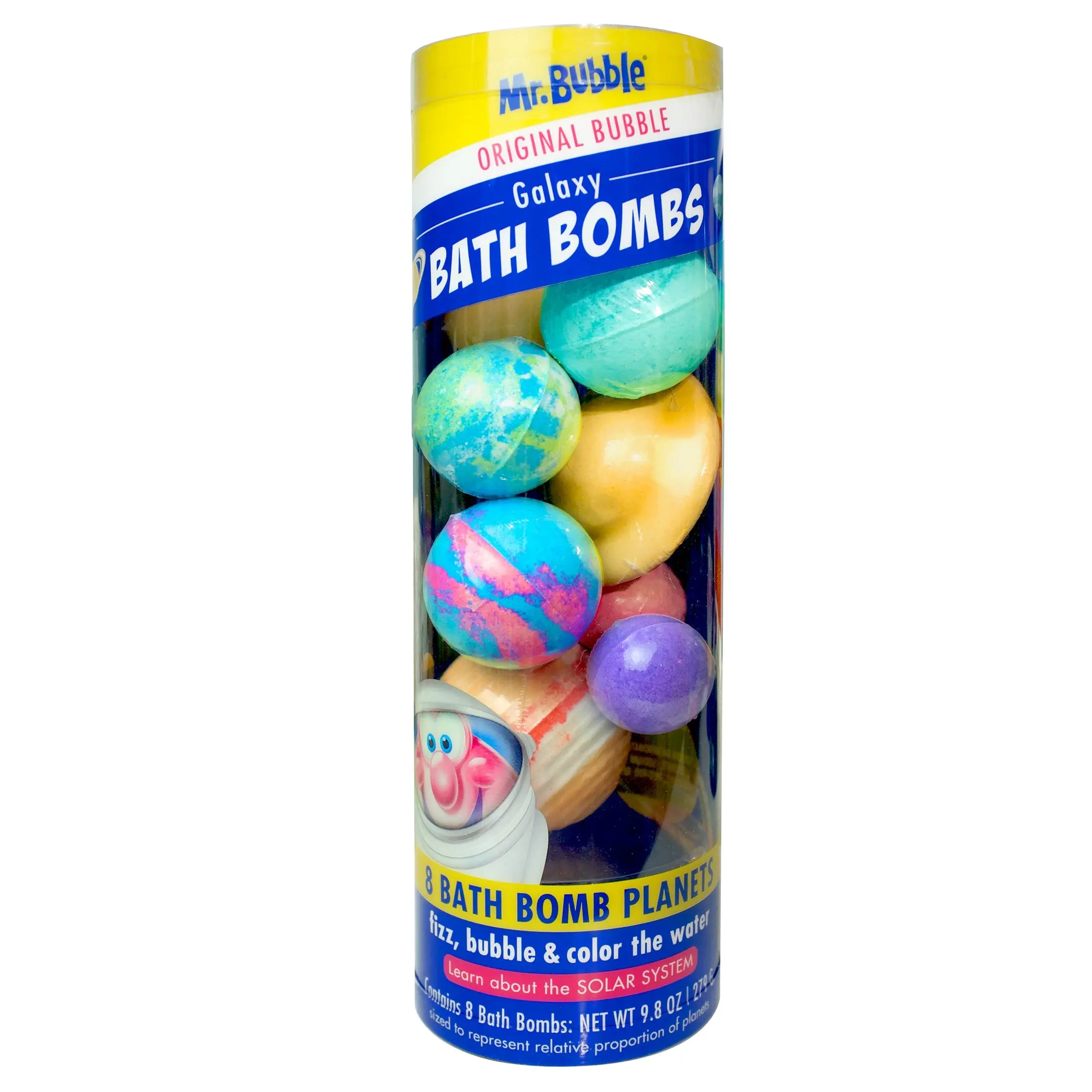 Mr. Bubble Galaxy Bath Bombs, Set of 8 Planet Shaped Bath Bombs