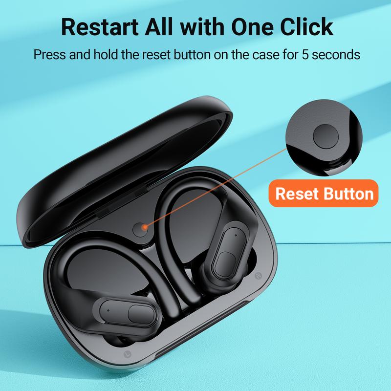 T9 TWS Wireless Earbuds: Bluetooth 5.3, 96Hrs Playback, Waterproof, LED Display - Ideal for Sports Audio Earphones Electronic Headset Headphone