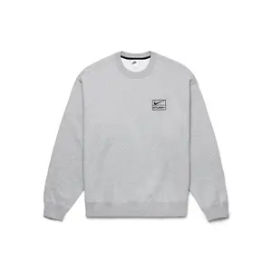 Nike Men's x Stussy Crew Fleece Grey, from StockX
