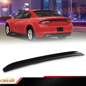 GLOSS BLACK DUCKBILL STYLE REAR WINDOW ROOF SPOILER FIT FOR 15-24 DODGE CHARGER