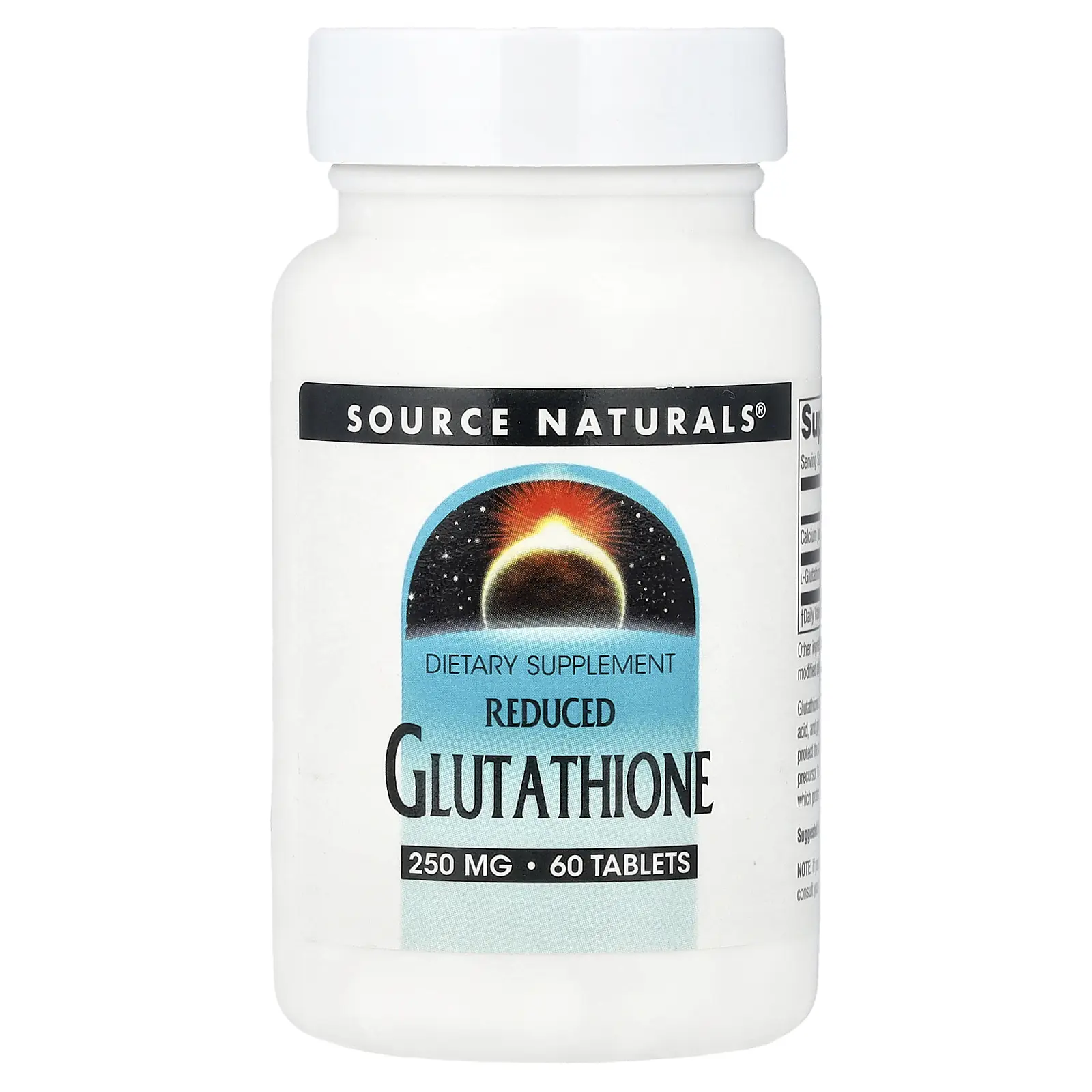 Source Naturals Reduced Glutathione, 60 Tablets