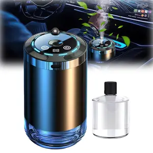 【Valentine's Day Gift 】Smart Car Air Freshener with Three Adjustable Concentration Scent Levels, Portable Waterless Car Diffuser Air Freshener Car Aromatherapy Diffuser,Suitable For Cars, Offices, and Homes