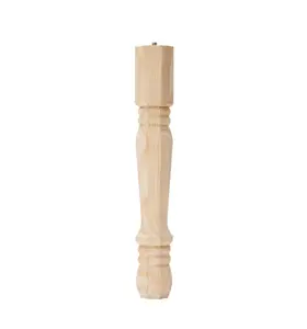 Waddell Traditional Pine End Table Leg - 2.125-in x 14-in