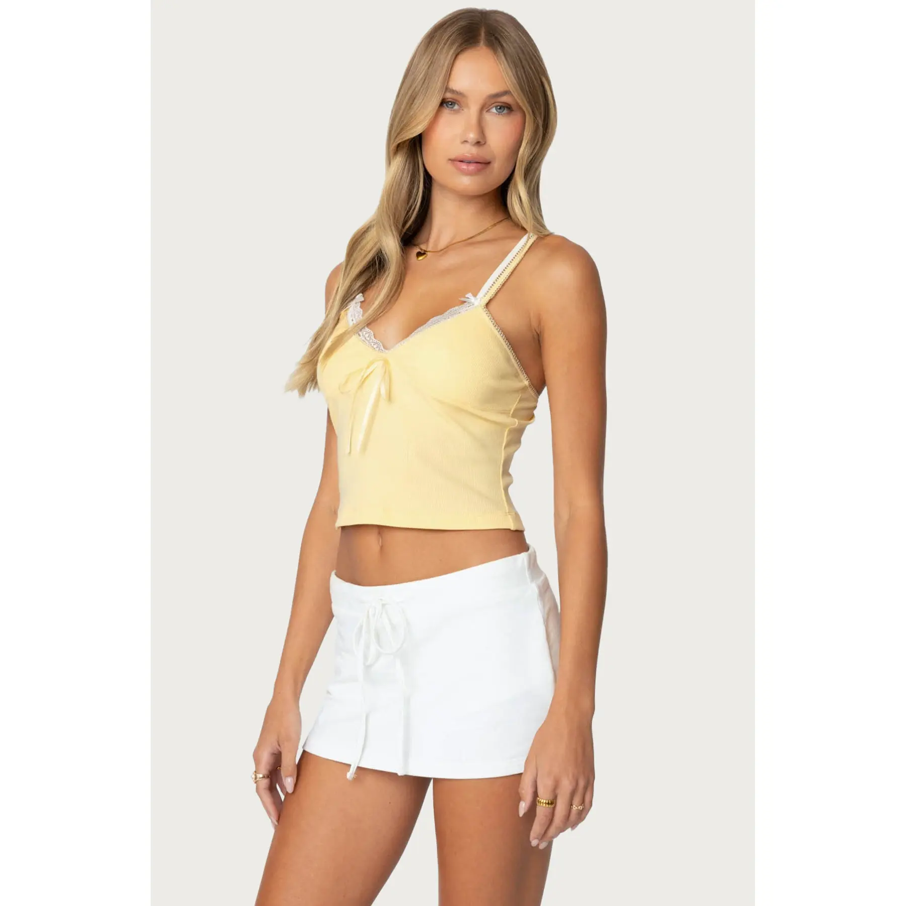 Lacey Layered Tank Top - TikTok Shop