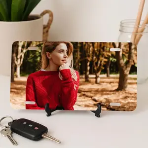 Custom Photo License Plate, Personalized Picture Car Plate 6x12 Inch, Upload Your Image, Unique Car Accessory Gift for Him, Her, Dad, Mom