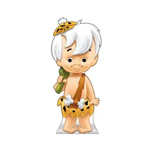 212 MAIN Advanced Graphics 2894 Bam Bam Rubble Flintstones Cardboard Cutout Stand-Up, 34x14 in., Living Room Home Decor, Party Photo Op Prop