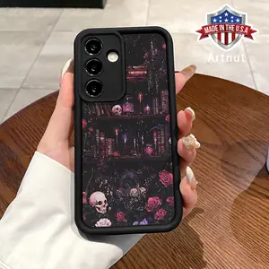 Case Compatible with Galaxy S24 Ultra S25 Plus S23 S22+ Mystic Bookshelf Pattern Soft TPU Bumper Shockproof Rugged Cellphone Cover Gift for Boy