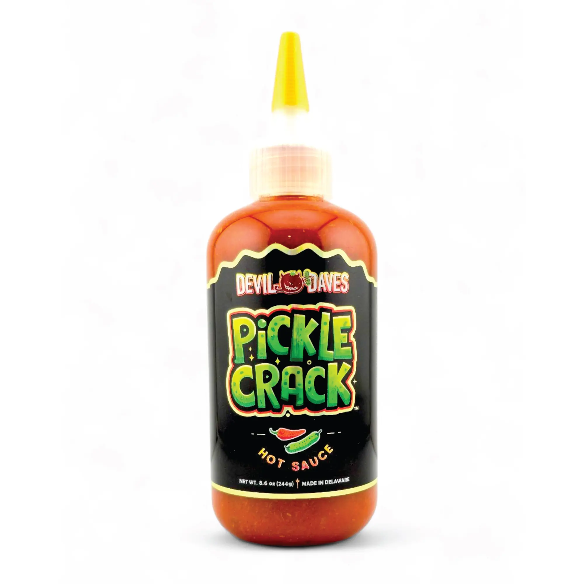 Dill Pickle Hot Sauce - Pickle Crack - Made with real Pickles | 8.6 OZ Dill Pickle Hot Sauce - Pickle Crack - Made with real Pickles | 8.6 OZ