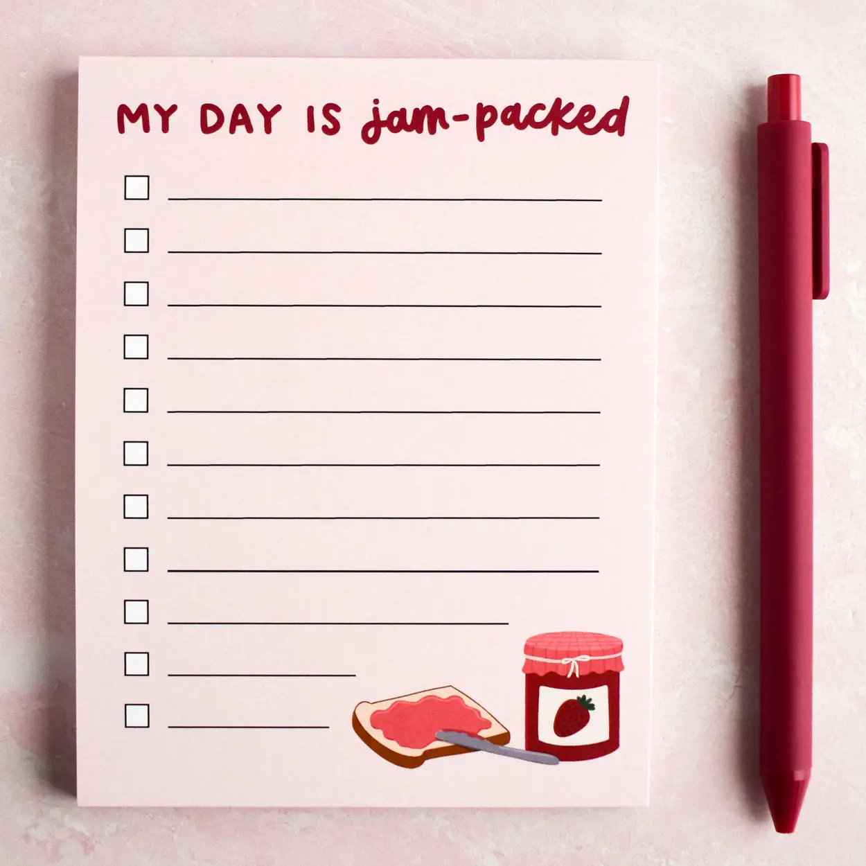 Jam Packed Notepad Jam Packed Notepad