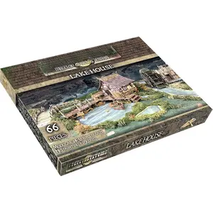 BSTFWE004 Fantasy Terrain Lake House - 28mm Fantasy Multi Level Buildings Modular  Scenery