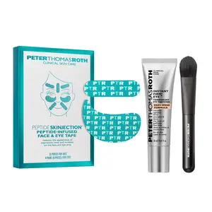 Peptide Skinjection Peptide Infused Face + Eye Tape & Instant FirmX Easy Wear Temporary Eye Tightener (20ml)