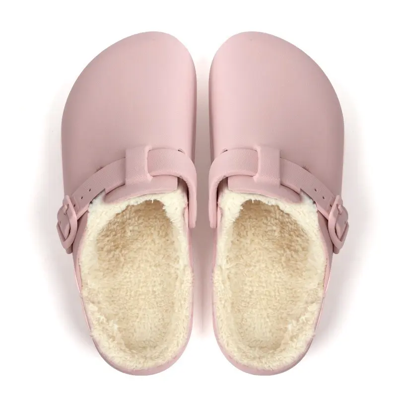 Medyce Clogs for Women Adjustable Buckle Mules Non Slip Work Shoes Chef Garden Sandals Slip On Cushion Slippers Slides Pink Black Grey White Adult Women
