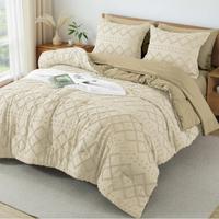 Bohemian style 7-piece comforter-Beige