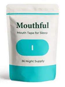 Mouthful Breathable Mouth Tape | 36 Night Supply | Vertical Breathing Strips