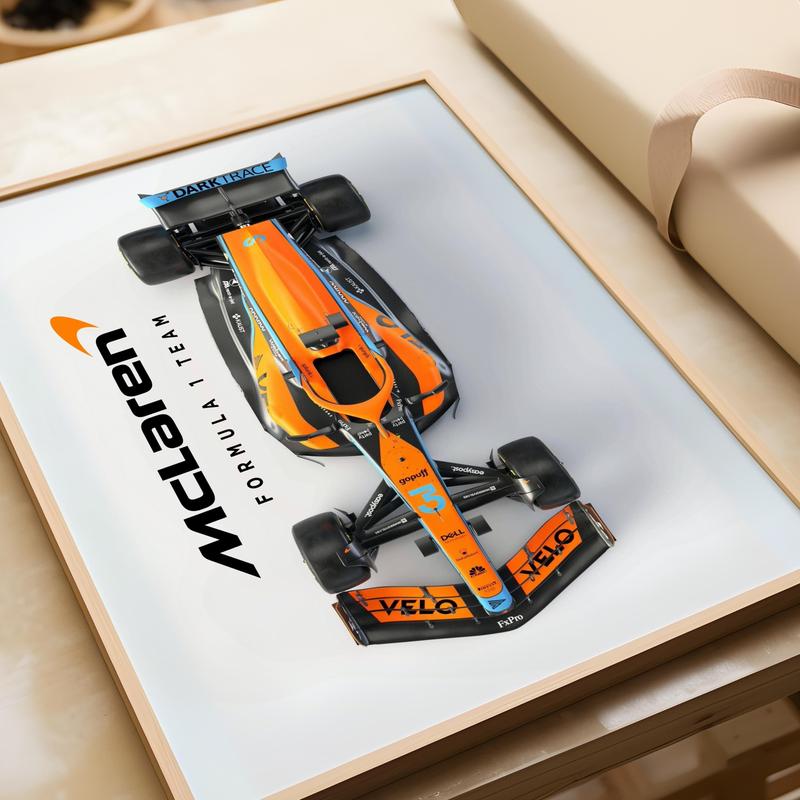 [Sale Up To 30%] Formula 1 Car Posters Ferrari  McLaren	 Mercedes