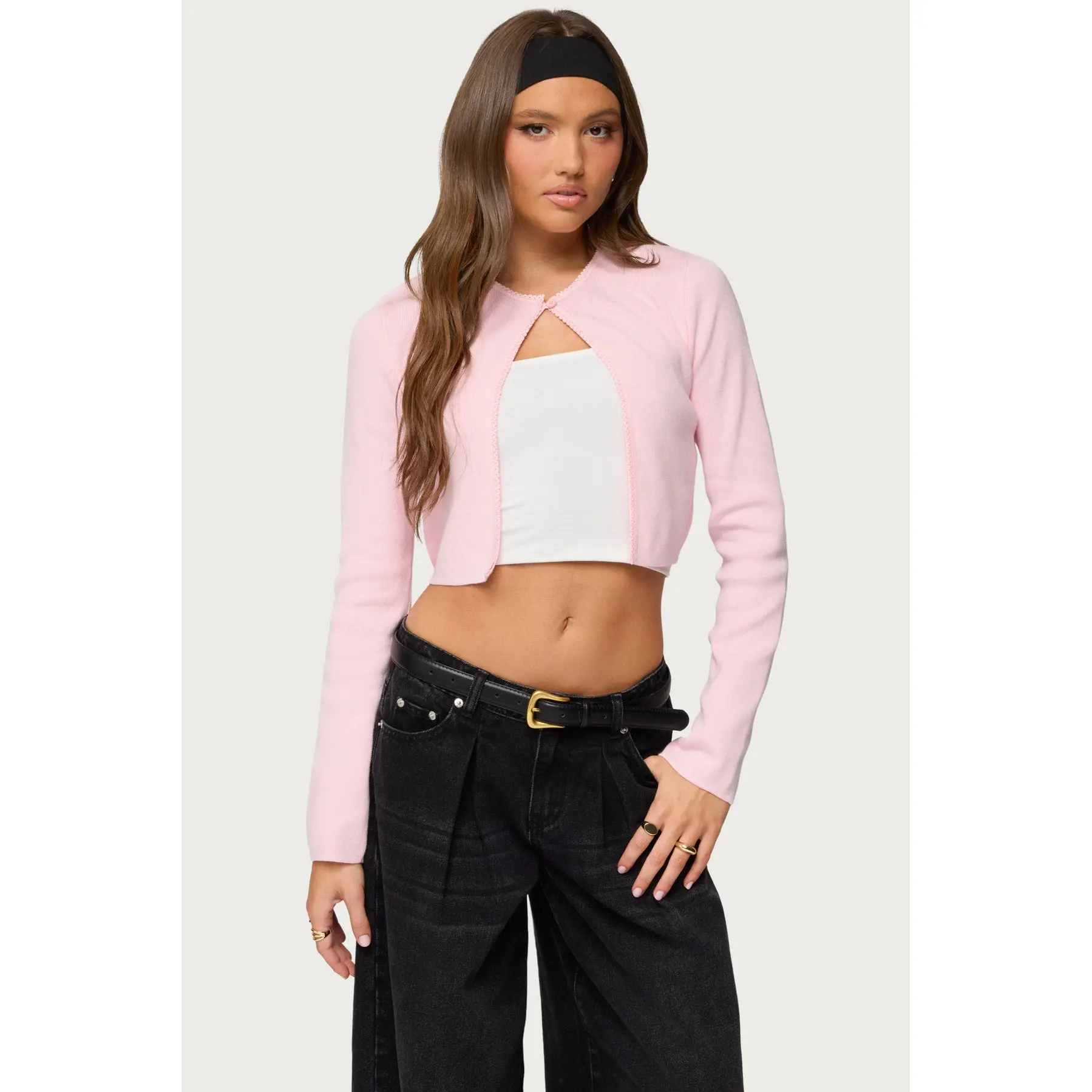 Jayne Split Front Knit Cardigan