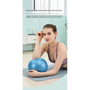 Sanfan Yoga Ball Mini Yoga Ball Scrub Wear-resistant Gymnastics Ball Pilates Small Ball Straw Fitness Ball