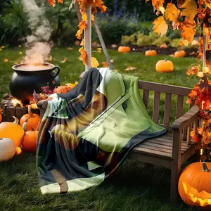 1 piece Leisure Time of Women in Modern Home Environment themed flannel blanket - Modern-style flannel blanket, suitable for sofas and beds, all-season use, super soft and comfortable, digital printing, 100% polyester material, machine washable