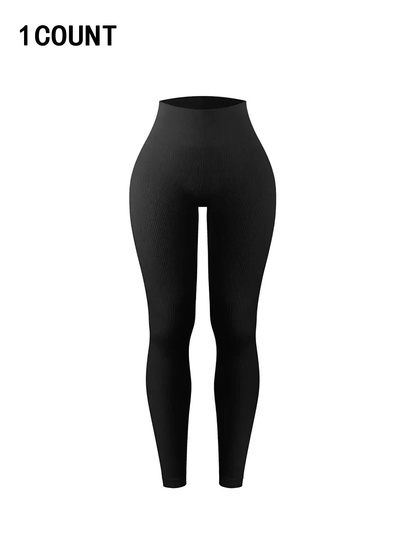 Women's 1/2/3/4/5 pcs Solid Color High Waist Sports Leggings, Casual Comfy Breathable Skinny Pants for Yoga Gym Workout Running, Summer Outfits 2024,