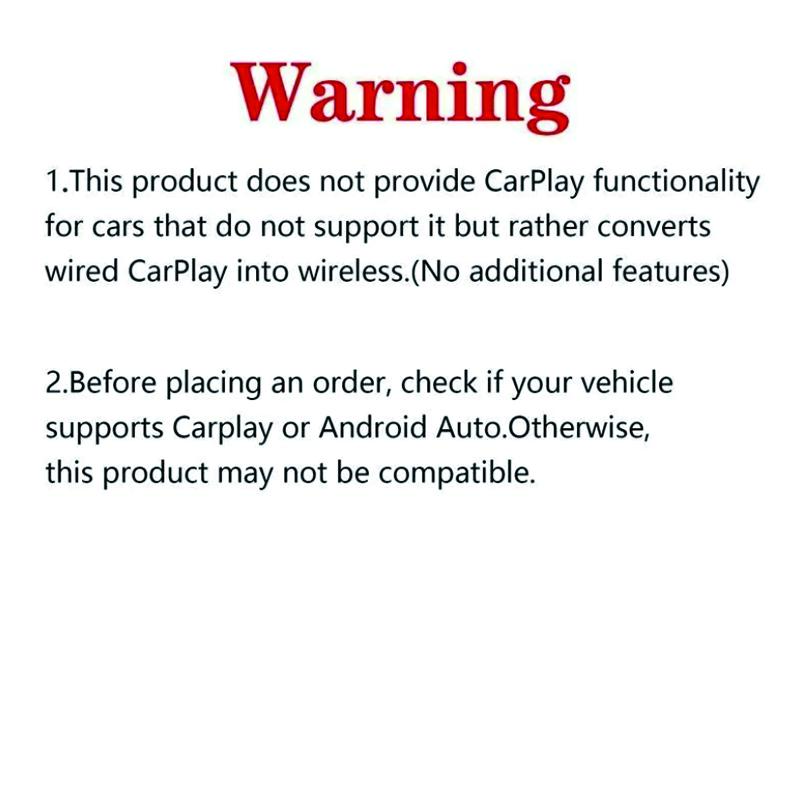 2026 Wireless CarPlay Adapter, Universal Compatibility Adapter, For iPhone And Android Users, Quick Connection With No Del car play