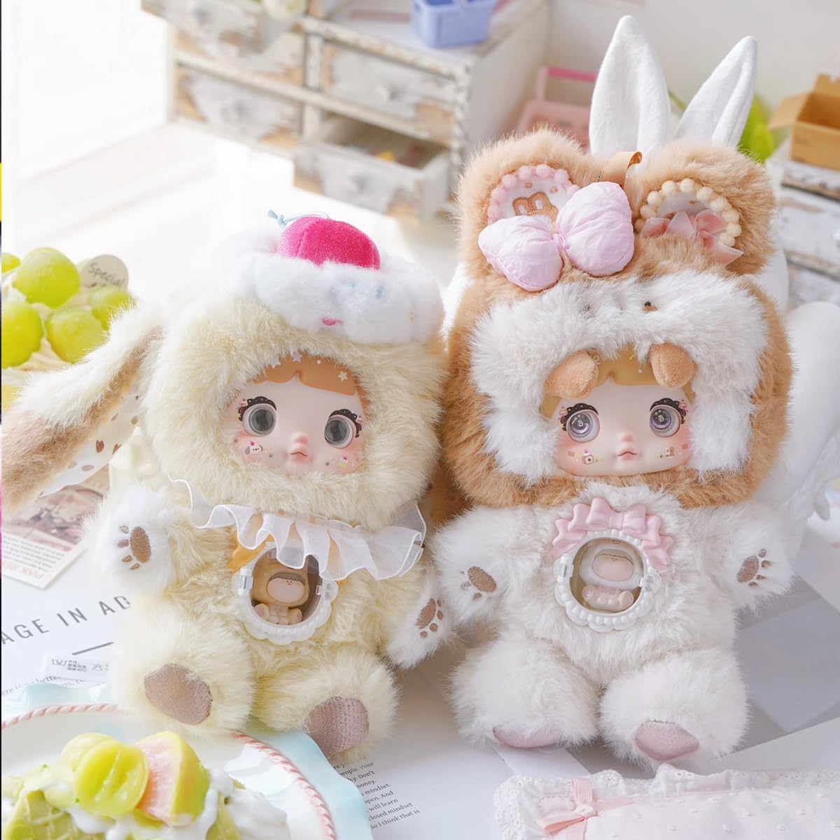 Sweet Kiss Series Blind Box 1 piece (one of 7 possible styles) Cute and adorable doll collectible toy Birthday gift (1 blind box)