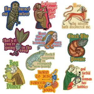 More Medieval Sticker Extra Large Stickers Funny Adhesives with Memes Funny Stickers with Colorful Graphic Decals Funny   Multi -