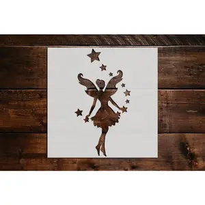 Fairy Stencil - Art and Wall Stencil