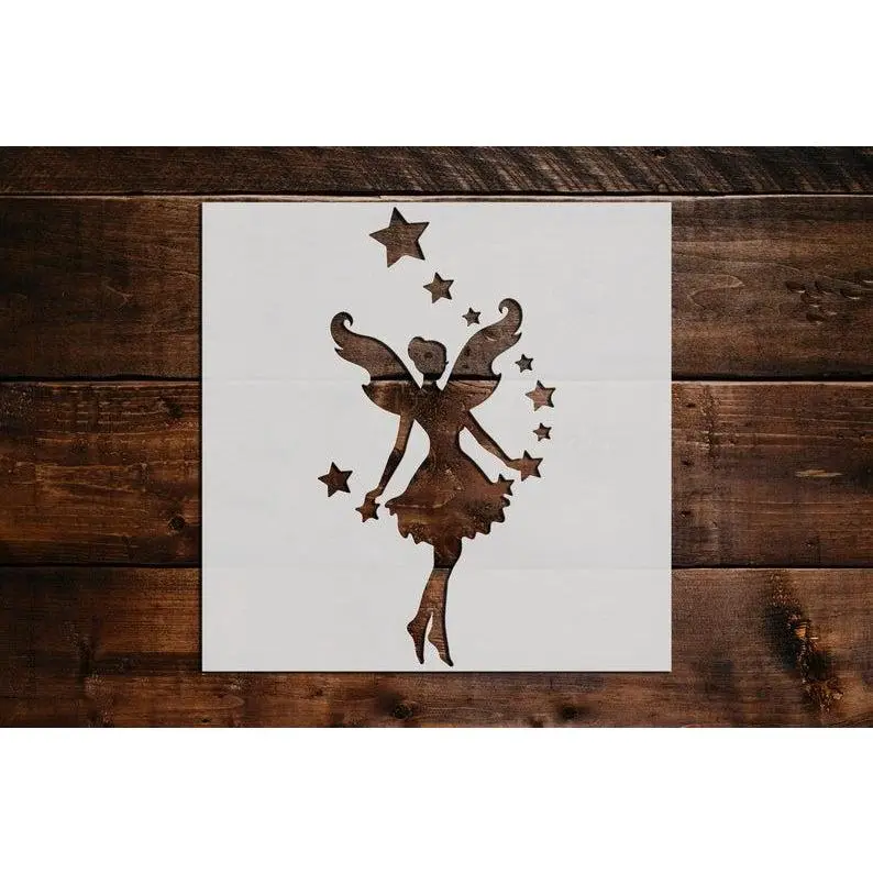 Fairy Stencil - Art and Wall Stencil