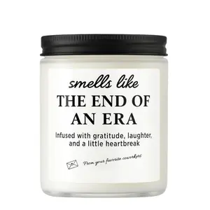 Retirement Gift for Woman – Unique & Heartfelt Retirement Gifts for Men – Lavender Memorable Farewell Gifts for Coworkers, Present for Boss, Friend, Office Goodbye Party , White, Gift Candle, Scented Candles