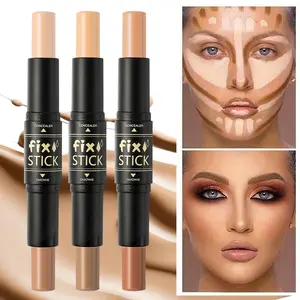Highlight Contour Stick, 3 Options Available, Dual-Ended Makeup Shadow Stick, Face Highlighter Concealer, Cruelty-Free Beauty, No Animal Testing