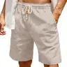 COOFANDY Men's Linen Casual Elastic Waist Drawstring Summer Beach Shorts Fabric Menswear Pants Soft Breathable Classic Denim Hawaiian Denim Hawaiian jortsmen Pockets Simple Shirt Stretchy T-Shirt Leisure