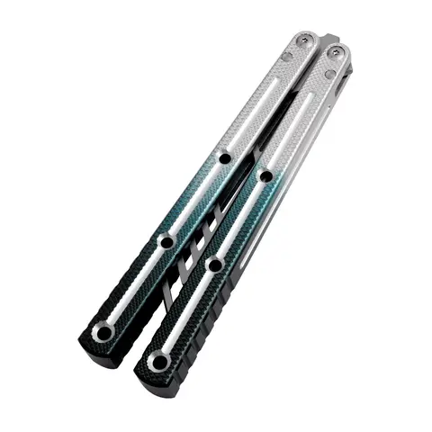 SEA MONSTER CLONE Balisong, Aluminum Alloy Handle, Four Colors Available, Ideal for Beginners, Beginner Friendly, Durable and Stylish Flip Toys Tool, Durable Material, Ease of Use