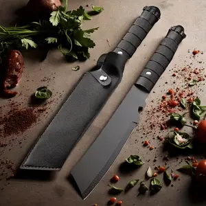 Tactical Machete with Sheath - Heavy Duty Survival Machete for Camping & Gardening