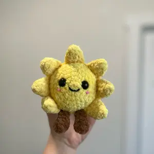Hand crocheted sun Juliecat