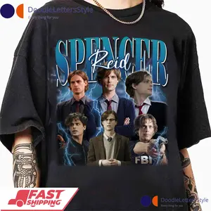 Spencer Reid Graphic Unisex T-Shirt, Spencer Reid Criminal Minds Shirt, Spencer Reid Fan Gift, Spencer Reid T-Shirt, Spencer Reid Shirt Menswear Top