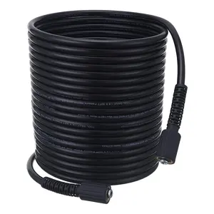Tool Daily Power Washer Hose  for Most Brands 50 FT X 1/4 Inch, 3600 PSI, M22 14mm, Replacement High Pressure Washer Hose