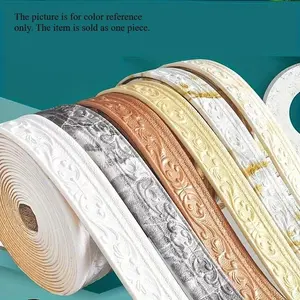 Self-adhesive wall stick waist line foam skirting line ceiling top corner line protection bar corner line background wall border
