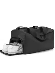 Fitness Dry Wet Separation Duffel Bag, Multi-pocket Design Travel Bag with Independent Shoe Compartment, Unisex Sports Bag for Gym, Short Trip