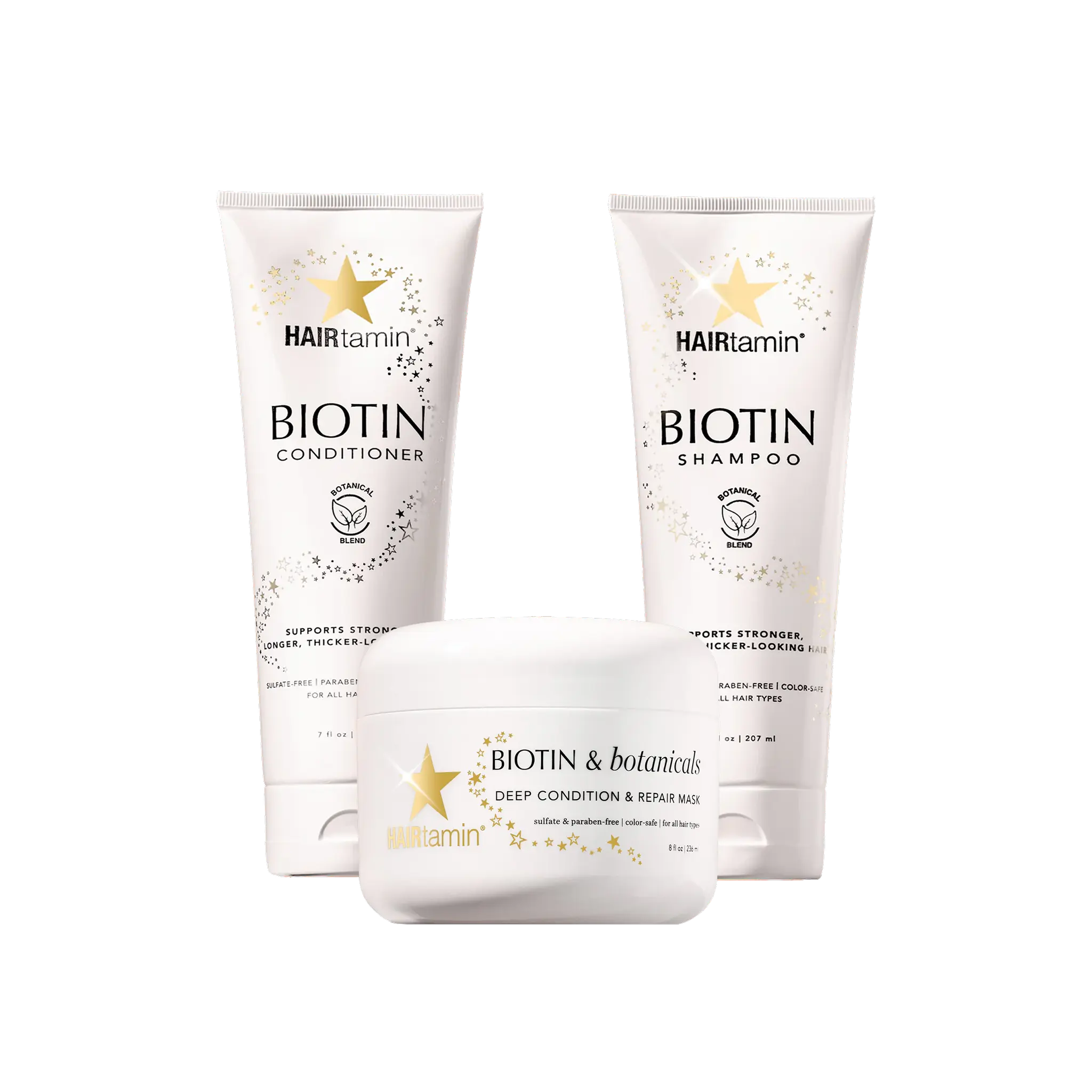HAIRtamin Hydration Heroes Set - Biotin Shampoo & Conditioner, Biotin Hair Mask HAIRtamin Hydration Heroes Set - Biotin Shampoo & Conditioner, Biotin Hair Mask