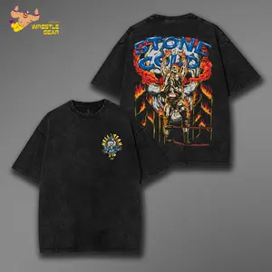 WWE STONE COLD STEVE AUSTIN NEW TEE, Wrestling Tee, WWE Tee, Wrestling Gift, Sports Shirt, Workout T-shirt, Gift for Him Gift For Her Hoodie Sweatshirts Classic Cotton Fabric Menswear