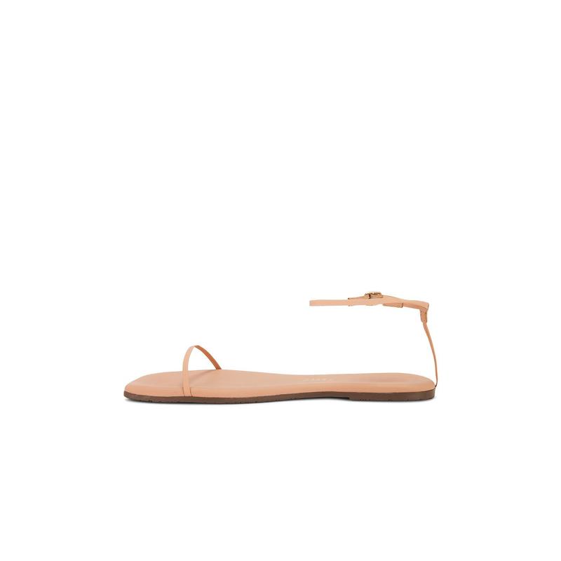 TKEES Square Toe Twiggy Sandal in Sable