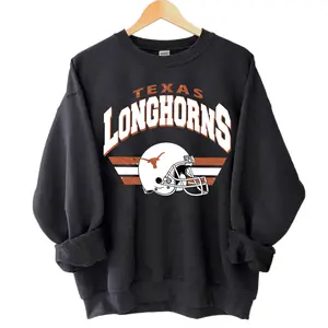 Texas Ver 2 Crewneck Sweatshirt, Graphic Sport Team College Hoodie, Gift For University Fan T-Shirt