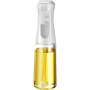 Oil Sprayer for Cooking 200ml Glass Olive Oil Sprayer Mister, Olive Oil Spray Bottle, Kitchen Gadgets Accessories for Air Fryer, Canola Oil Spritzer for Salad Making Baking Frying BBQ